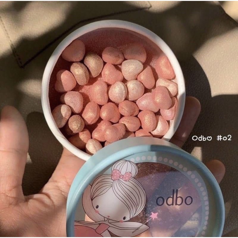 Phấn Má Hồng Dạng Viên ODBO Fairy Candy Pearls Blusher LOVE 20g | BigBuy360 - bigbuy360.vn