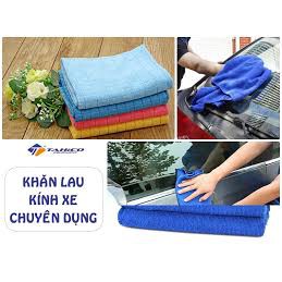 Khăn lau xe Microfiber mềm mịn thấm hút nước tốt Chuyên Dụng lau rửa xe hơi, Ô Tô, xe máy