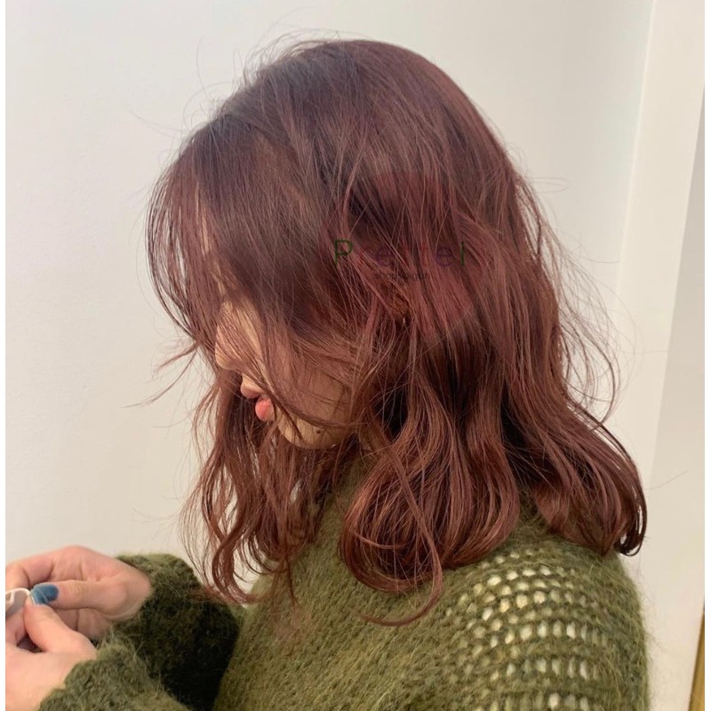 Kem Nhuộm Tóc Màu NÂU CAM ĐÀO - Không Tẩy