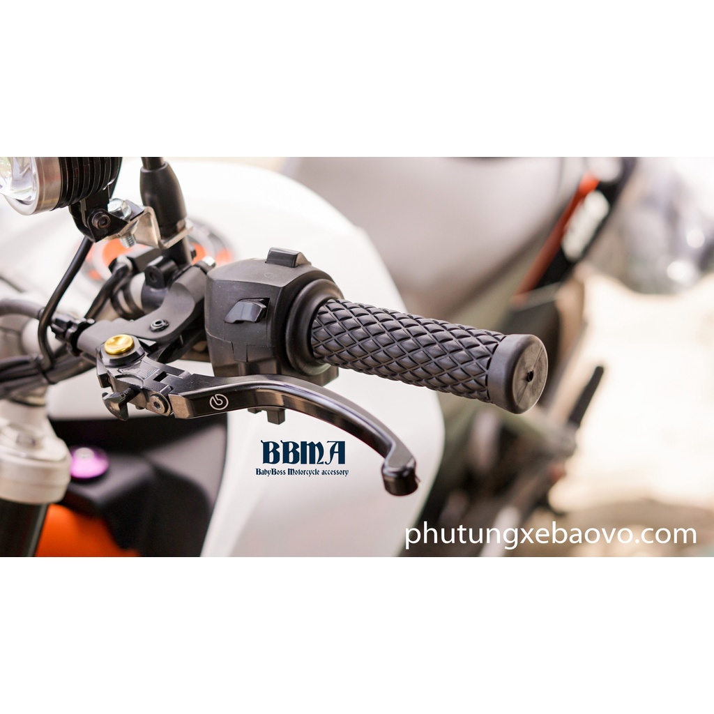 Bao tay xe máy mắt cáo, cổ điển, classic caro 22mm, nhà sản xuất BBMA