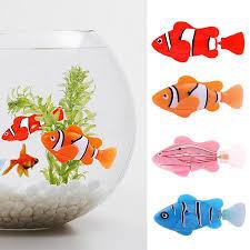 Combo 2 con Đồ chơi cá tự bơi Robo Fish có đèn led ( ngộ ngĩnh)