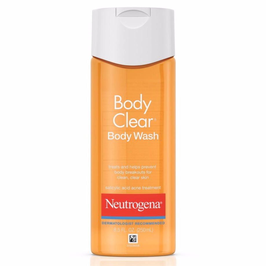 Sữa Tắm Loại Bỏ Mụn Neutrogena Body Clear Body Wash , Pink Grapefruit & Body Scrub 250ML