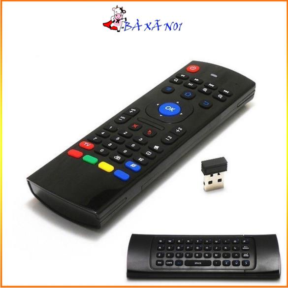 Điều khiển Chuột bay kèm bàn phím MX3 - Remote Mouse Air sử dụng cho android box,smart tv thay thế điều khiển hồng ngoại