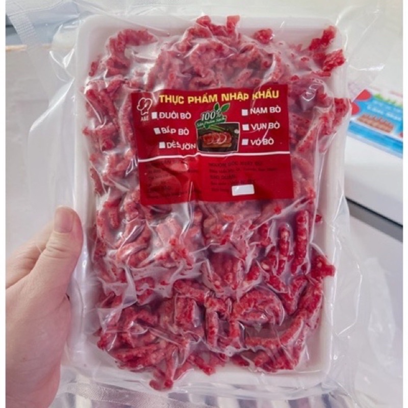 500g Thịt mông bò xay tiện lợi