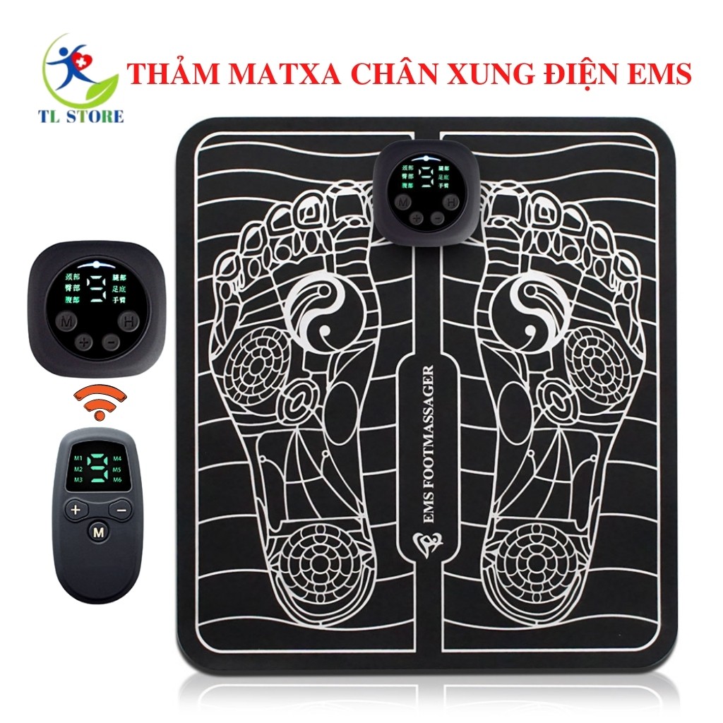 Thảm massage chân giúp thon gọn bắp chân, đánh bay nhức mỏi chân bằng công nghệ xung điện EMS