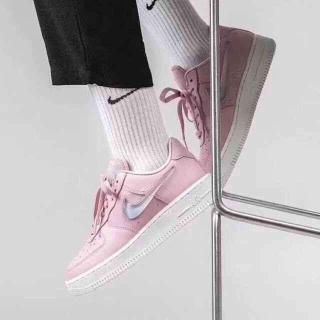 [FREESHIP]Giày sneaker air force 1 AF1 nữ thần hồng jelly powder gradient low help board tên AH6827-500