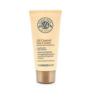 Kem chống nắng dành cho da mụn clean face oil control sun cream spf35pa++