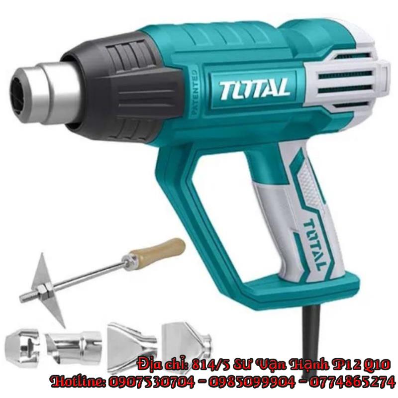 Máy khò thổi nhiệt hơi nóng công suất 2000W TOTAL TB2006 ( Mẫu Lớn) Bảo Hành Chính Hãng 6 Tháng