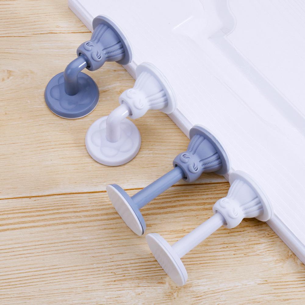 Miếng Chặn Cửa Bằng Silicone Chống Trượt Không Đục Lỗ Có Giác Hút Tự Dính
