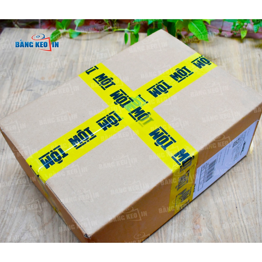 Băng keo dán thùng in chữ, in logo theo yêu cầu GIÁ TỐT