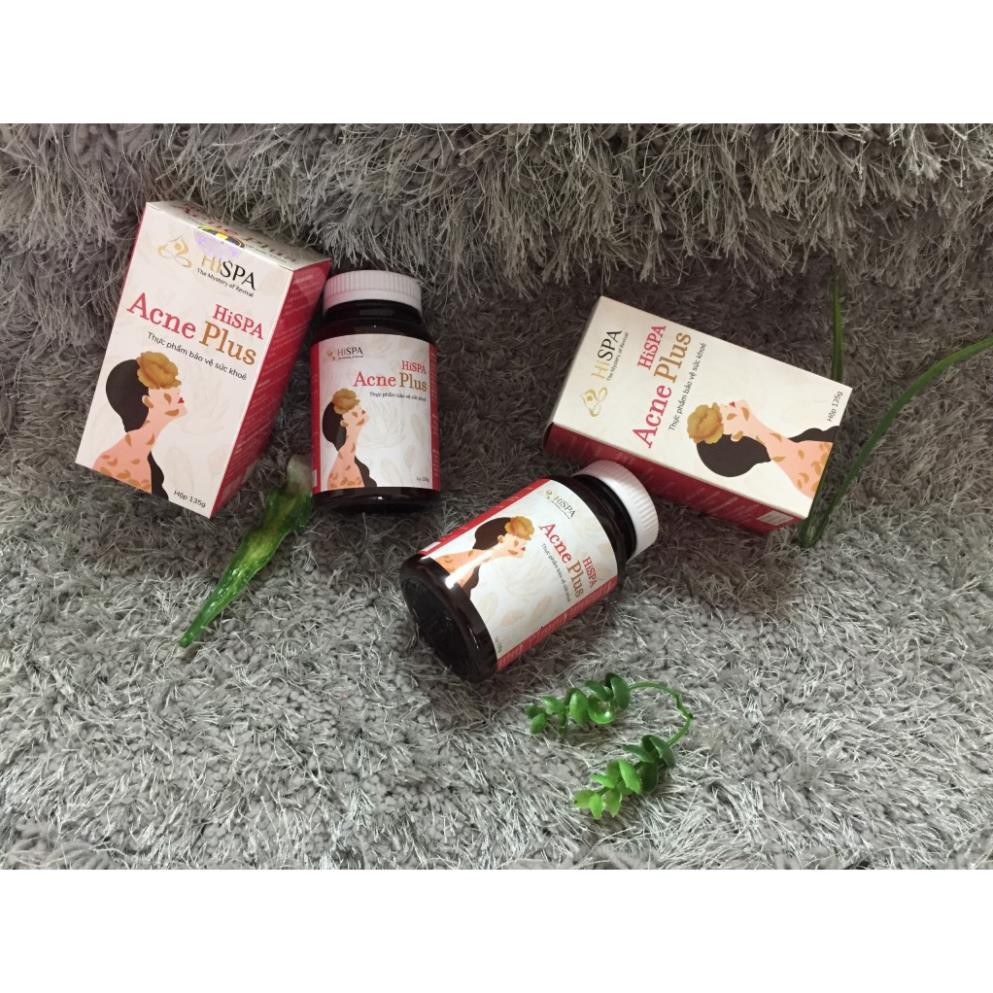 Viên uống hỗ trợ Trị mụn đầu đen, kiềm dầu, nám dứt điểm tận gốc làm đẹp sáng da từ bên trong giúp thải độc HiSPA AcnePl | BigBuy360 - bigbuy360.vn
