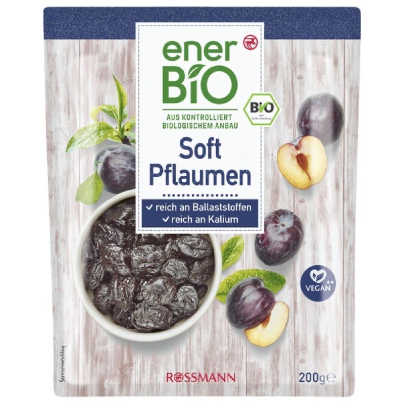 Mận sấy hữu cơ enerBIO 200gr