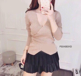 ÁO LEN NHŨ BẮT CHÉO TAY DÀI MS13029