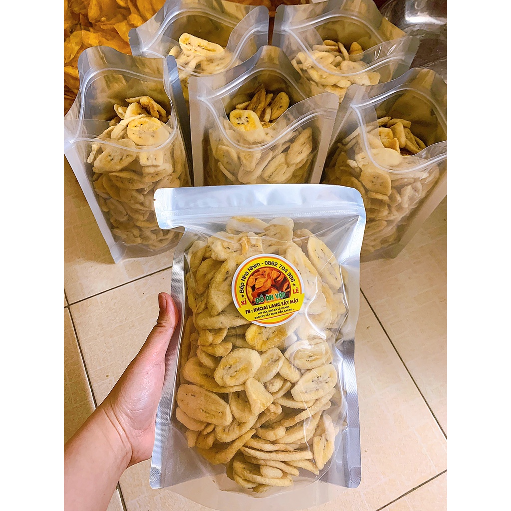 Chuối Sấy Giòn Đà Lạt 500gr