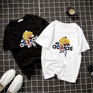 Áo thun cotton unisex form suông rộng hoạt hình Goku mã 2020L0564 - Bán lẻ giá sỉ áo nam/nữ