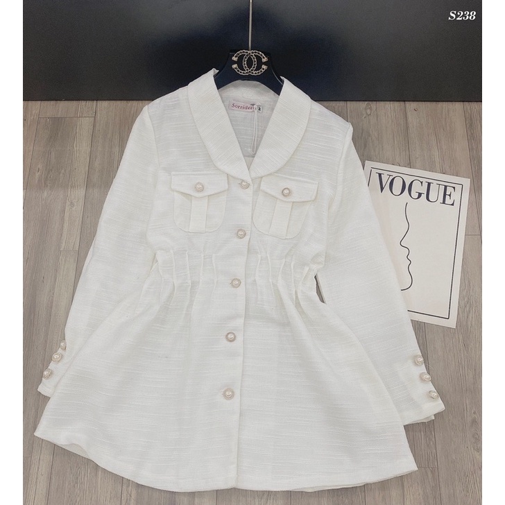 Đầm dạ Tweed Thu Đông 2021