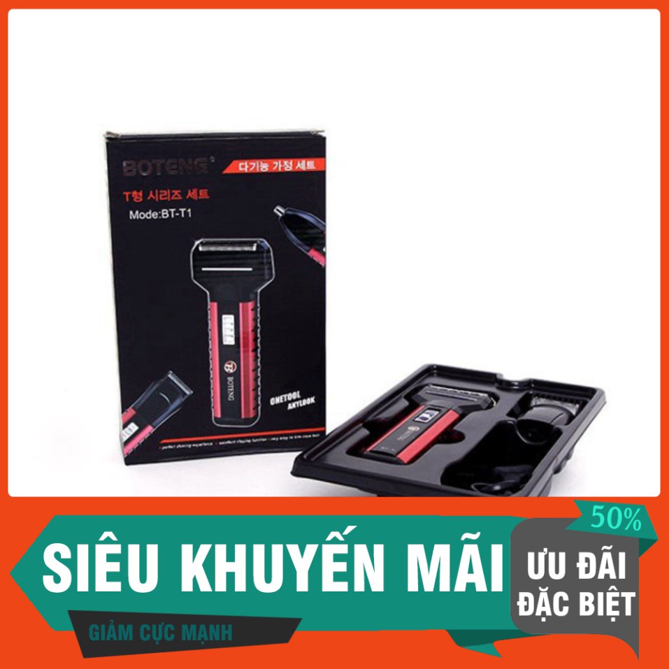 [FREE SHIP] Máy cạo dâu Boteng 3 in 1 Hàn Quốc [ Siêu rẻ]