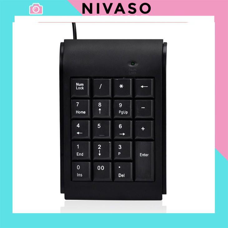 Bàn phím số rời Numpad mẫu 1 NIVASO