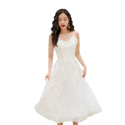 OLV - Đầm Coco Ruffle Maxi