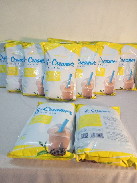 Sỉ Thùng bột kem béo S-Creamer 12 gói 1kg