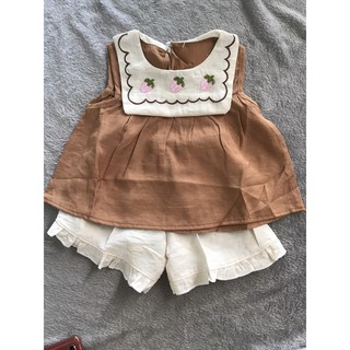 Bộ đũi sát nách thêu hoa