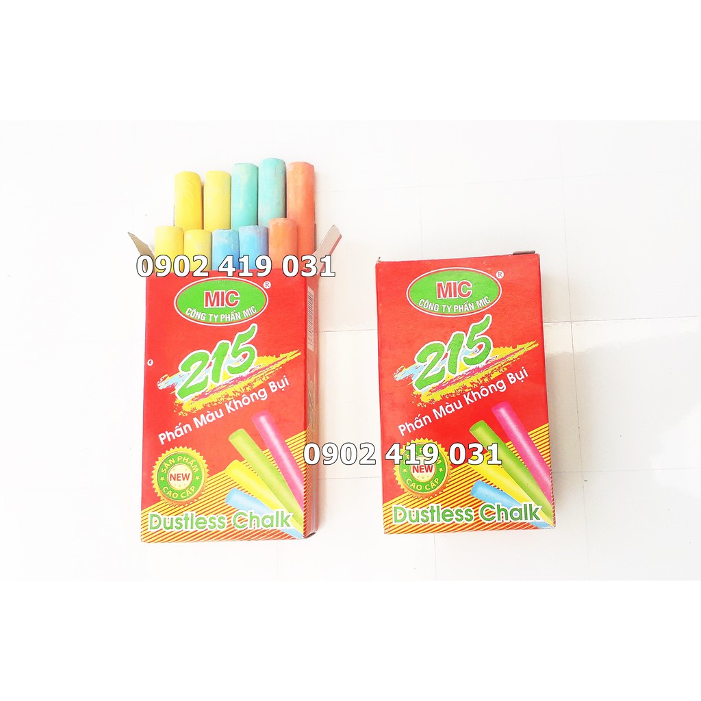 Phấn Màu Không Bụi MIC [ Phấn Viết Bảng ]