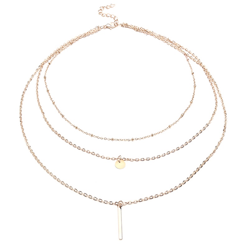 Vòng cổ Kim Loại Nhiều Lớp Thời Trang