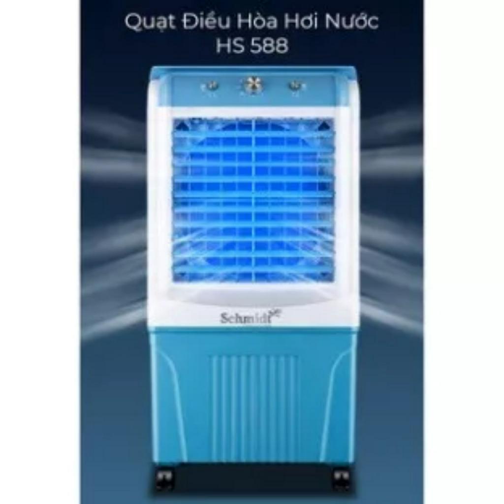 QUẠT ĐIỀU HOÀ HƠI NƯỚC ĐỦ SIZE TỪ 40L-120L HS-588S + TẶNG 2 ĐÁ KHÔ CÓ BÁNH XE