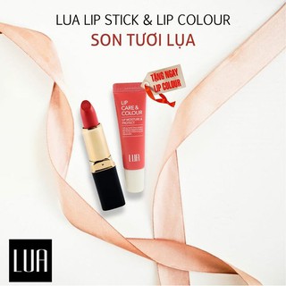 [CHUYÊN SỈ] Son Tươi Lụa - Son Thỏi Kèm Son Dưỡng Cảm Biến Màu LUA