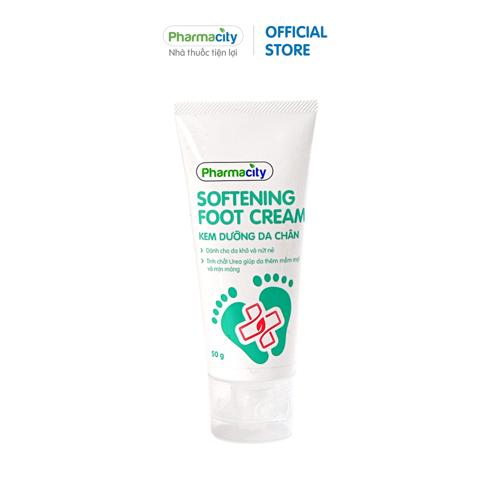 Kem dưỡng da chân Pharmacity SOFTENING FOOT CREAM 50g