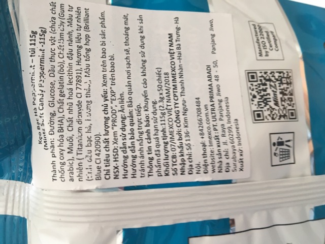 Kẹo MintZ bạc hà 115g (50 viên) | BigBuy360 - bigbuy360.vn