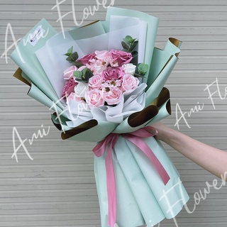 [Hoa sinh nhật-valentine ] Bó hoa 350 hồng mix