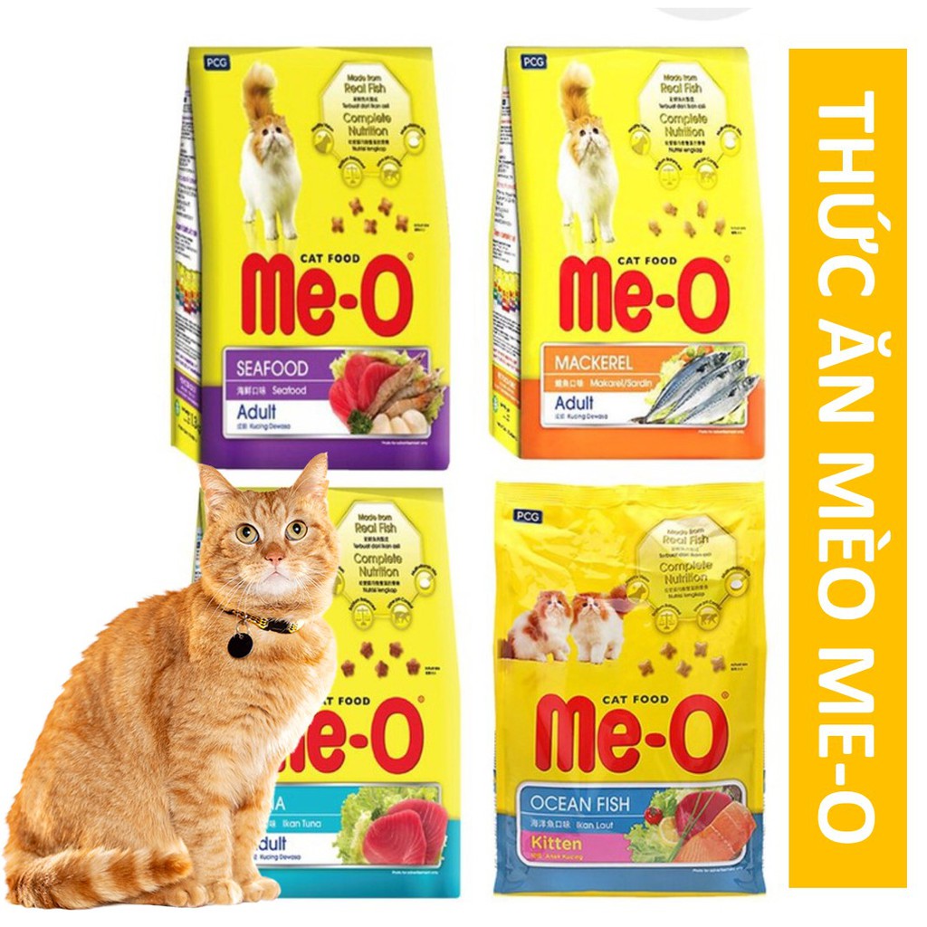 ME-O (4 vị) Thức ăn cho mèo dạng viên