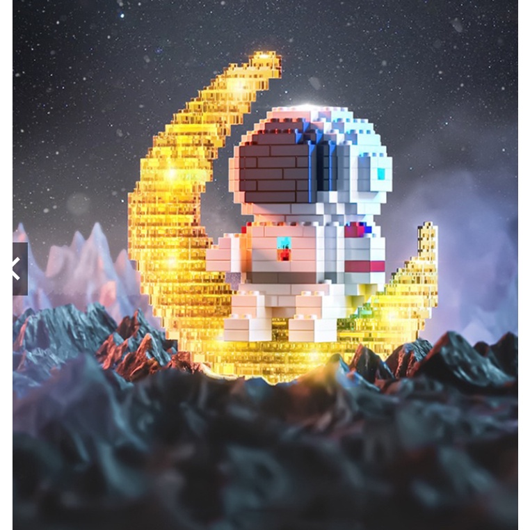 Bộ Đồ Chơi Lego Xếp Hình Nhà Du Hành Vũ Trụ Dành Cho Bé