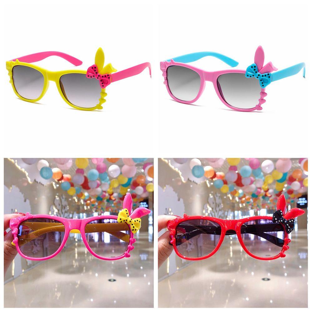 PINEVN Kính Mát Gọng Tai Thỏ Nhiều Màu Sắc Thời Trang Đi Biển Mùa Hè Cho Bé