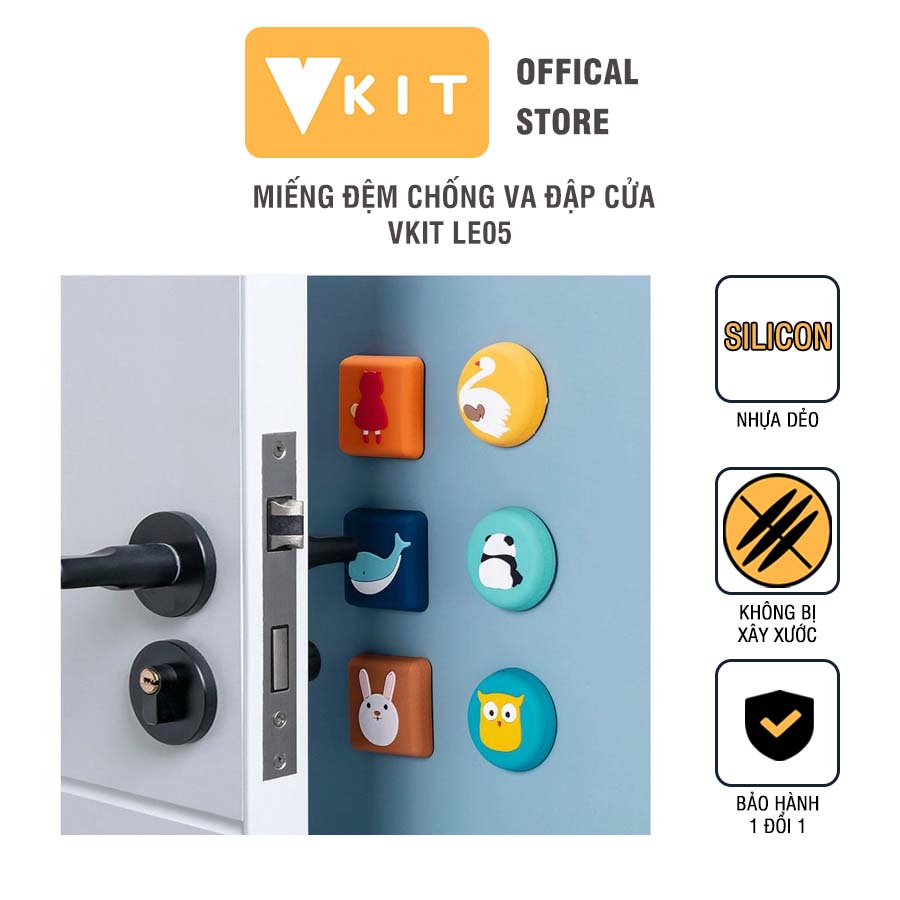 [BỘ 3] Chặn cửa chống va đập cho cửa VKIT LE05