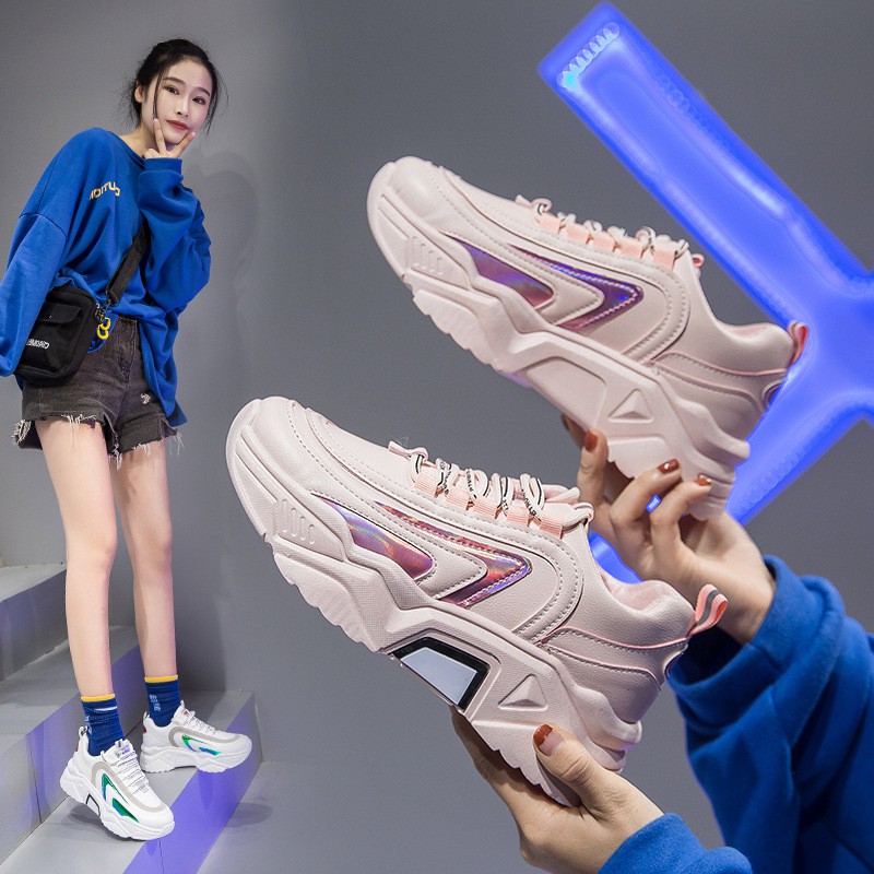 Giày Sneakers Nữ, Giày Thể Thao  HAPU Giày Độn Đế Nữ 3-4Cm Hottrend Dành Cho Bạn Trẻ Năng Động Cá Tính Và Tăng Chiều Cao | BigBuy360 - bigbuy360.vn