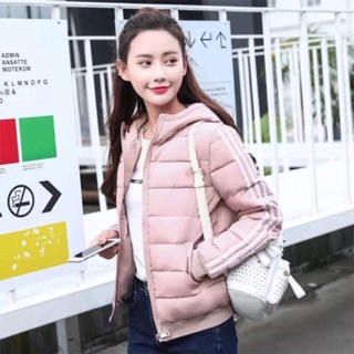 Áo phao nữ nhồi bông 3 lớp siêu ấm