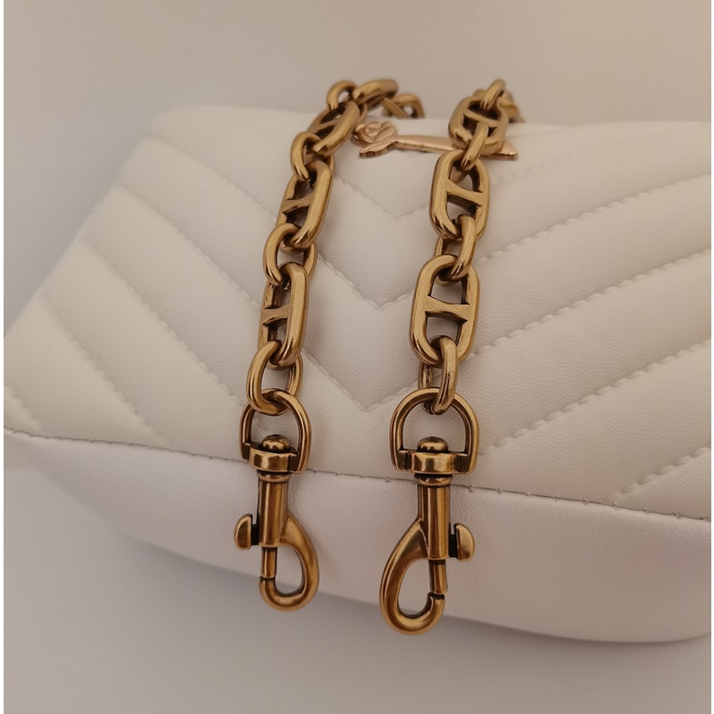 Dây Xích Kim Loại Đeo Chéo Vai / Túi Xách Thời Trang Cổ Điển  dây xích túi xách     quai túi xách thay thế    dây xích túi xách thay thế     dây túi xách