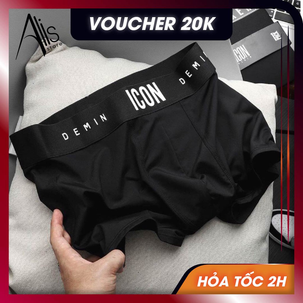 Quần sịp Nam Thun Lạnh Boxer ICON Denim, Quần Lót Nam Boxer Thun Lạnh ICON Co dãn 4 chiều