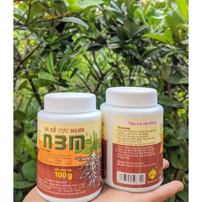 Phân Bón Lá Ra Rễ Cực Mạnh N3M chai 100g