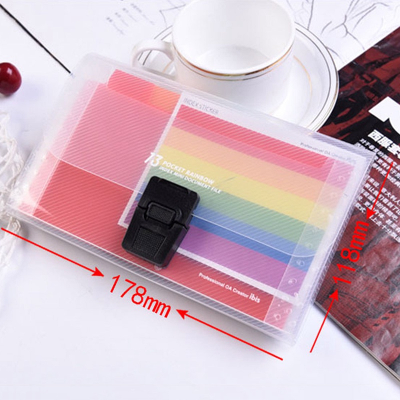 Tmdbyx Bìa giữ hồ sơ khổ A6 tiện dụng xinh xắn