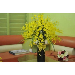 Hoa giả decor hoa giả trang trí hoa lan vũ nữ trang trí nhà cửa