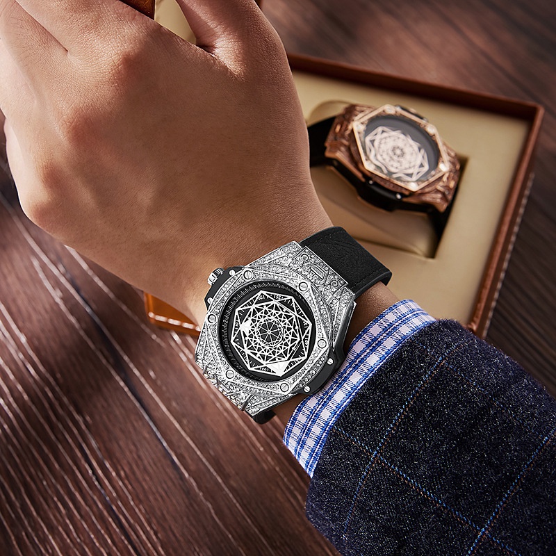 Đồng Hồ Đeo Tay Kimsdun 109D Bằng Silicon Chống Nước Phát Sáng Thời Trang Cho Nam