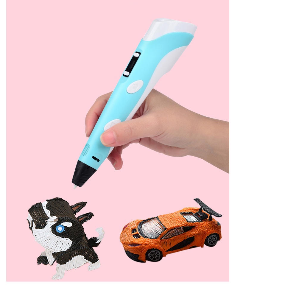 Bút vẽ 3D kèm mực tạo mô hình 3 chiều độc đáo cho bé
