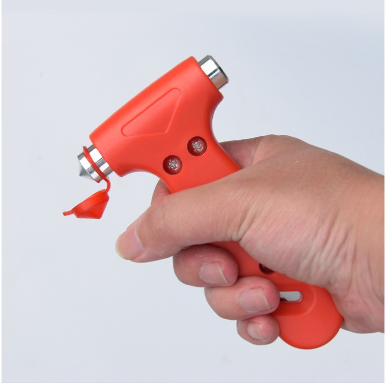 Búa Thoát Hiểm Phá Kính Nguy Cấp Ô Tô K102 - Có Dao Cắt Dây An Toàn Xe Hơi