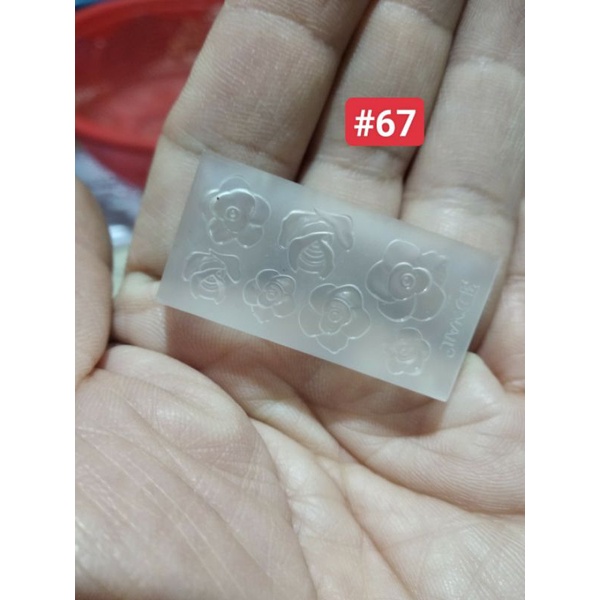 Khuôn hoa từ 38 silicon 2018 hàng hot.... dễ đắp dùng cho cả bột khô bột lưu huỳnh bột nhúng.. chi tiết khuôn cực nét