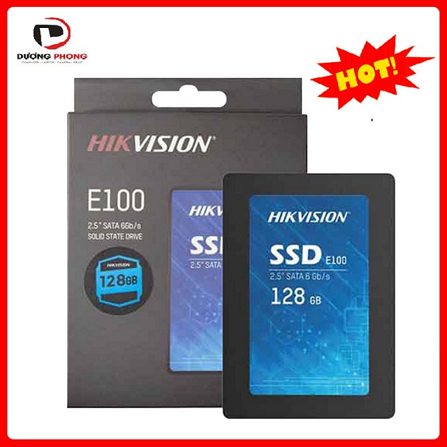 Ổ cứng SSD Hikvision 128Gb E100N Sata 3 Chính Hãng