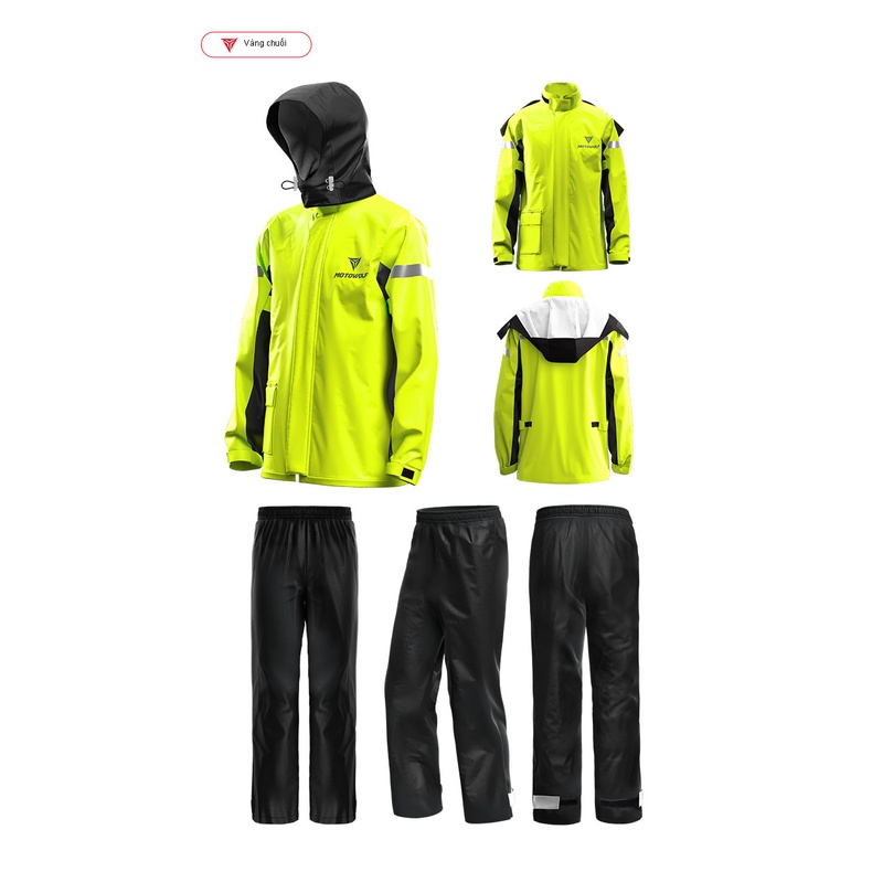 Bộ quần áo mưa MOTOWOLF chính hãng