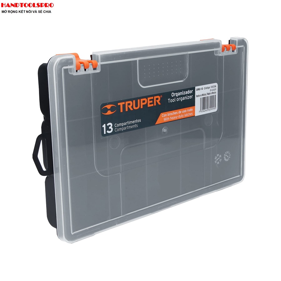 Hộp đựng đồ nghề nhỏ nhiều ngăn 13in  Truper 10036